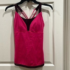 Patagonia hot pink mesh tank size small